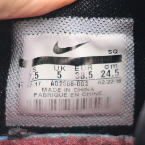 Nike Vandal 2X Black Matellic Gold Women’s US 7.5 Platform Sneakers AO2868-002 - Picture 3 of 11